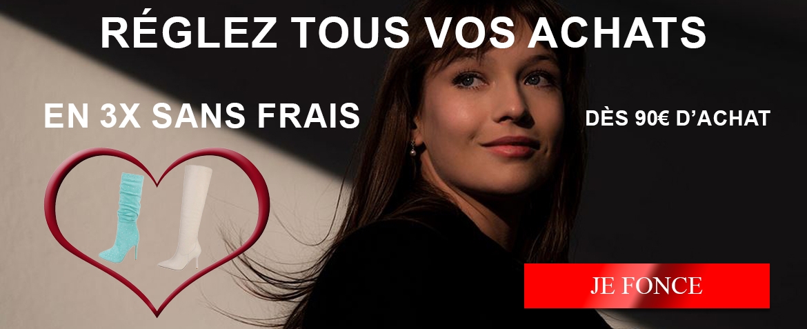 Réglez en 3 x sans frais des 90€ d'achat